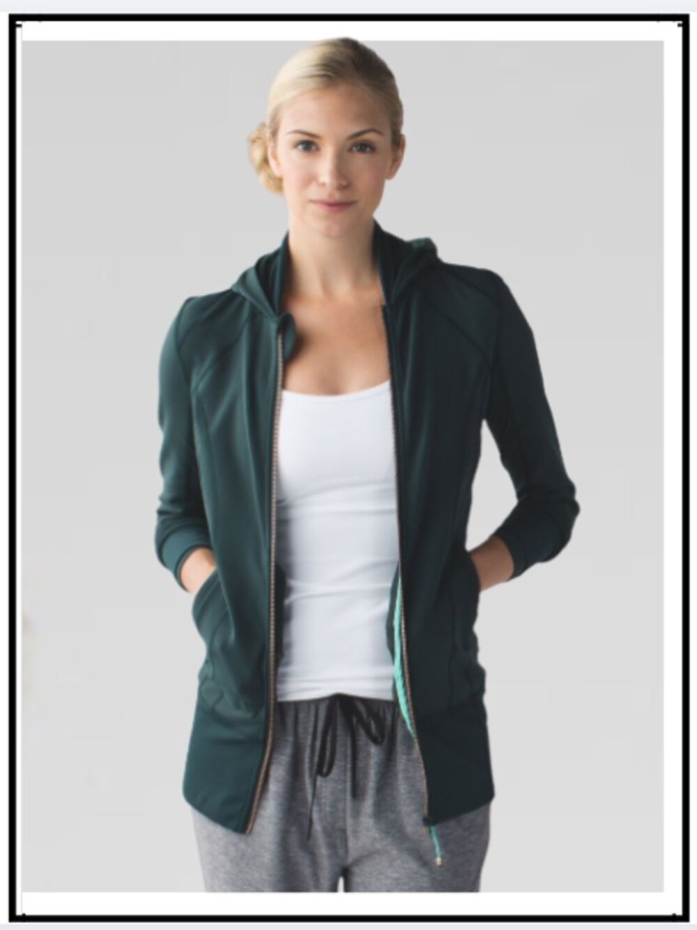Lululemon Daily Practice Yoga jacket - Green/Teal